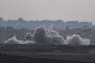 Scène de guerre à Gaza. KEYSTONE/EPA/ATEF SAFADI